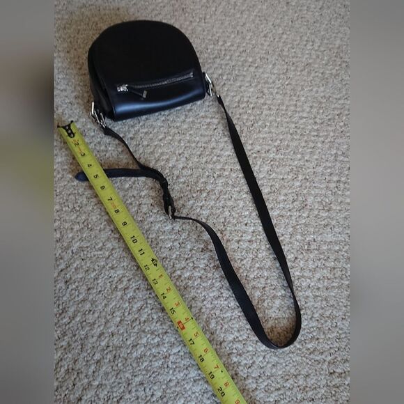 Rebecca Minkoff blabk Saddle Leather Crossbody Bag - Picture 13 of 14